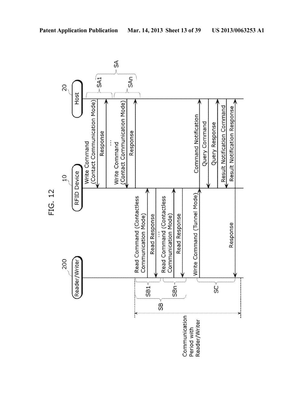 RFID DEVICE, HOST, RFID-EMBEDDED  APPARATUS, AND METHOD OF CONTROLLING     RFID DEVICE - diagram, schematic, and image 14