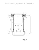 Multi-Position Under-Cabinet Mounted Control System for a Portable Touch     Screen Device diagram and image