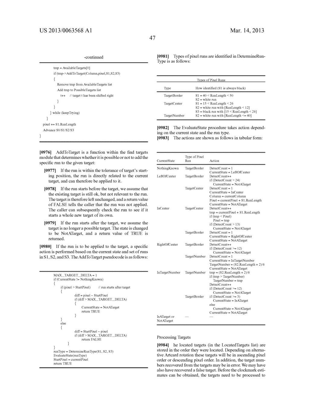 CAMERA SYSTEM COMPRISING COLOR DISPLAY AND PROCESSOR FOR DECODING DATA     BLOCKS IN PRINTED CODING PATTERN - diagram, schematic, and image 197