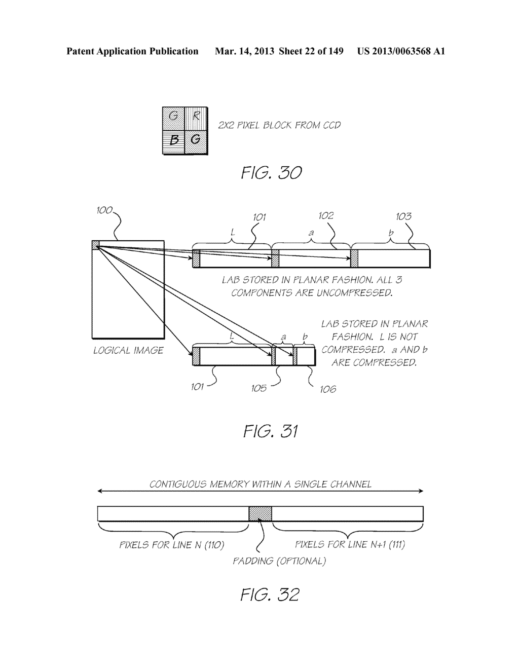 CAMERA SYSTEM COMPRISING COLOR DISPLAY AND PROCESSOR FOR DECODING DATA     BLOCKS IN PRINTED CODING PATTERN - diagram, schematic, and image 23