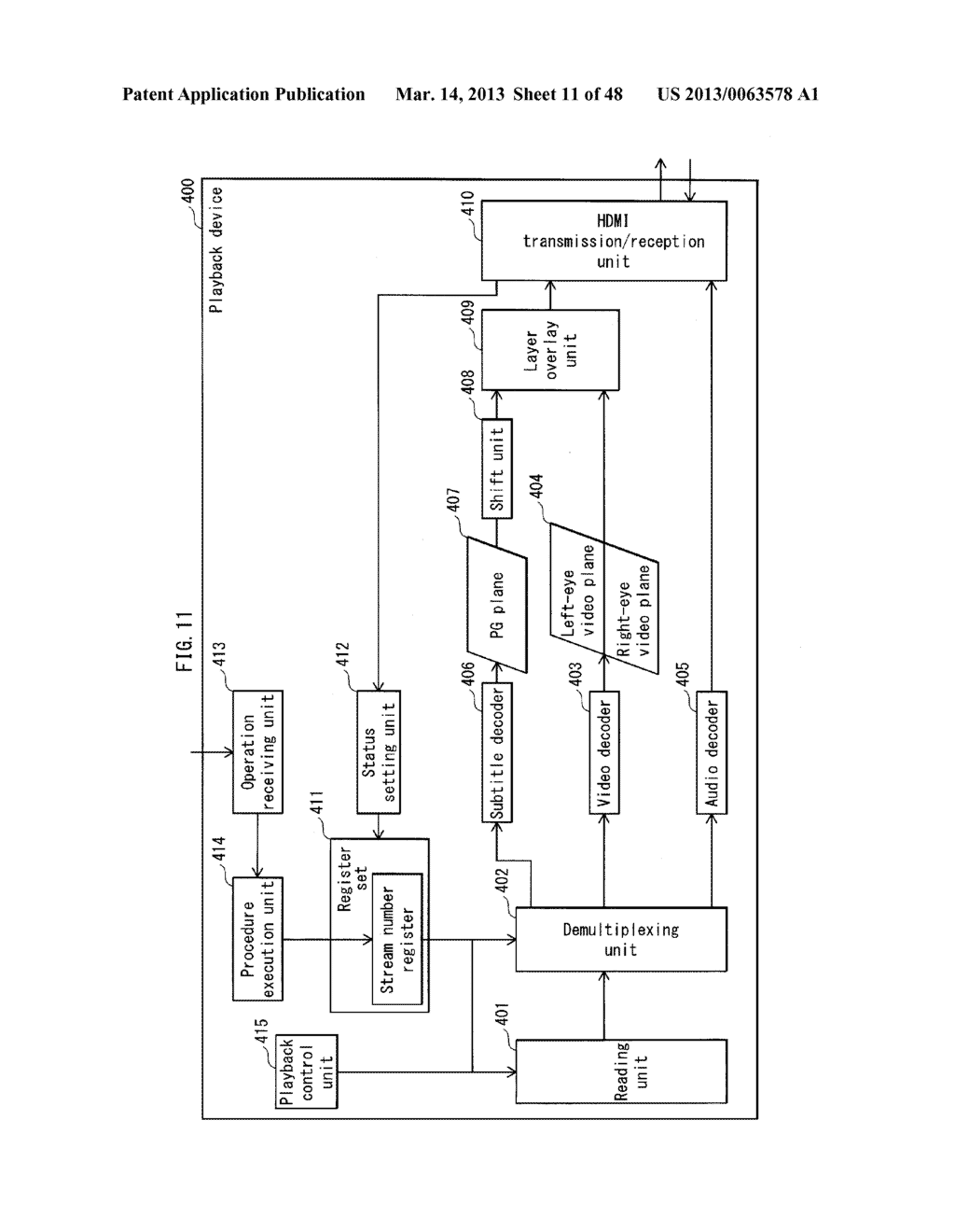 GLASSES, STEREOSCOPIC IMAGE PROCESSING DEVICE, SYSTEM - diagram, schematic, and image 12