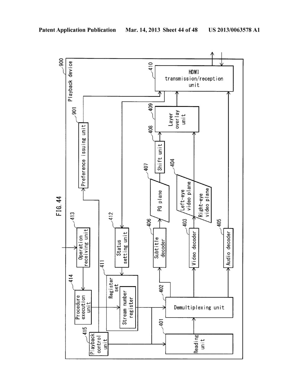 GLASSES, STEREOSCOPIC IMAGE PROCESSING DEVICE, SYSTEM - diagram, schematic, and image 45