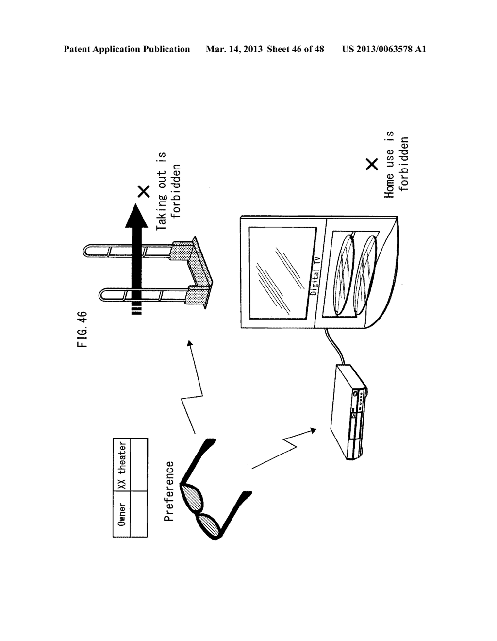 GLASSES, STEREOSCOPIC IMAGE PROCESSING DEVICE, SYSTEM - diagram, schematic, and image 47