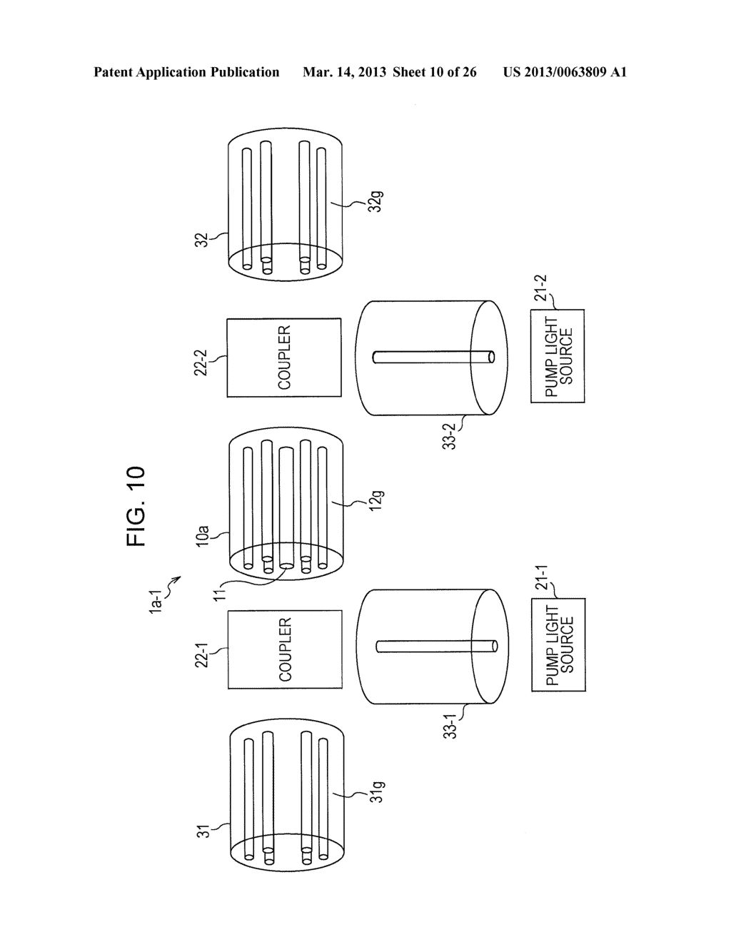 OPTICAL AMPLIFIER AND MULTICORE FIBER - diagram, schematic, and image 11