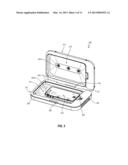 Portable Electronic Device Sanitizer diagram and image