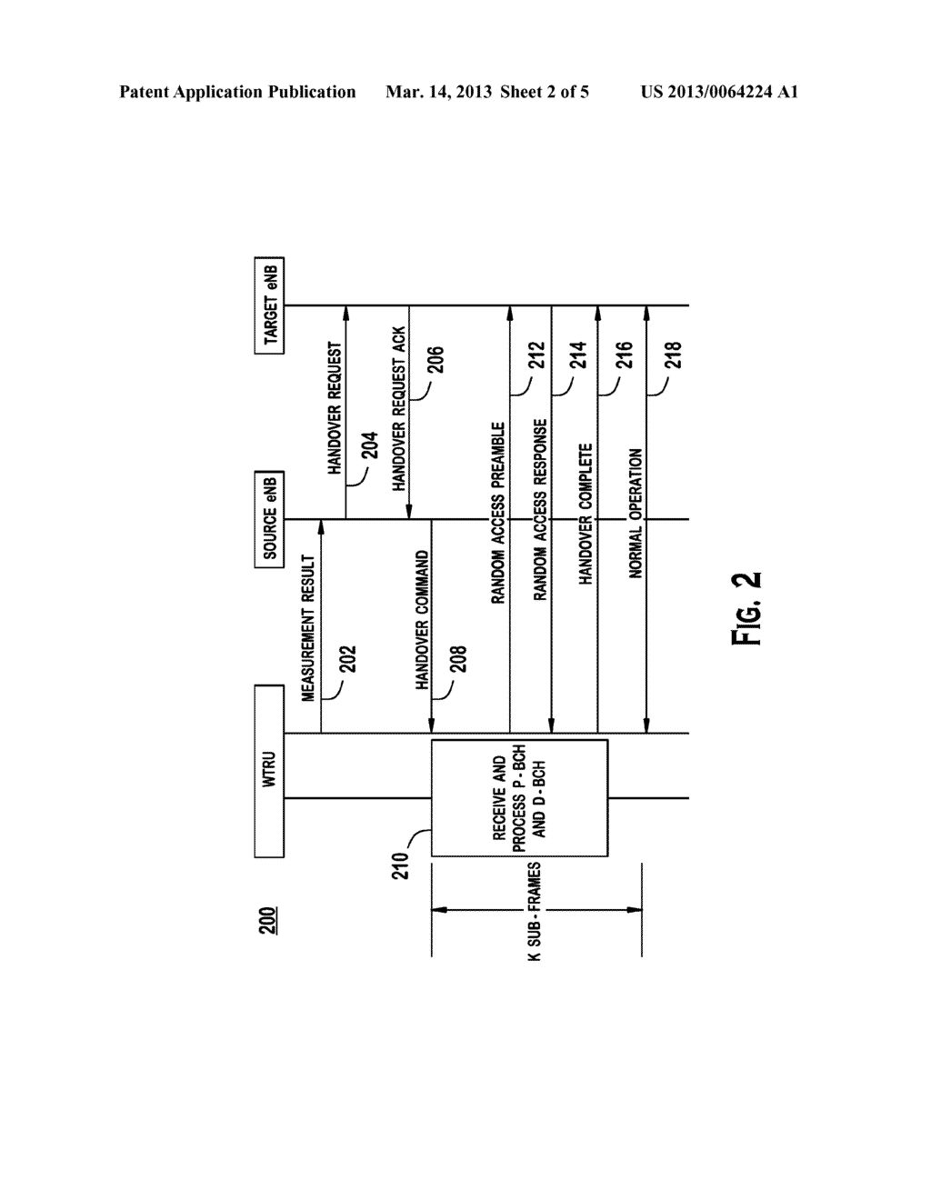 METHOD AND APPARATUS FOR PERFORMING A HANDOVER IN AN EVOLVED UNIVERSAL     TERRESTRIAL RADIO ACCESS NETWORK - diagram, schematic, and image 03