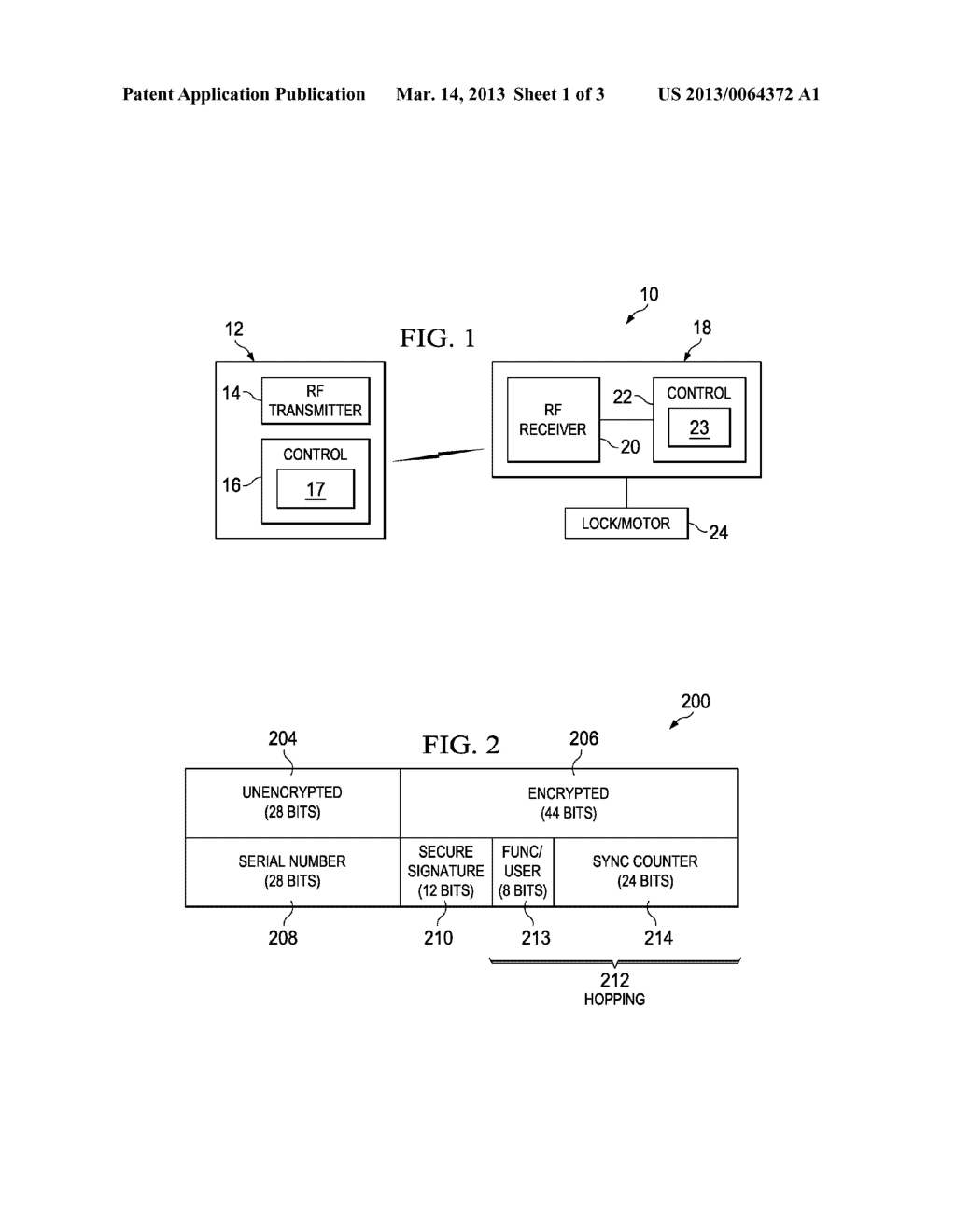 CODE HOPPING BASED SYSTEM WITH INCREASED SECURITY - diagram, schematic, and image 02