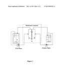 PROCESS FOR OBTAINING FATTY ACID ALKYL ESTERS FROM LIPIDS IN A MEMBRANE     CONTACTOR diagram and image