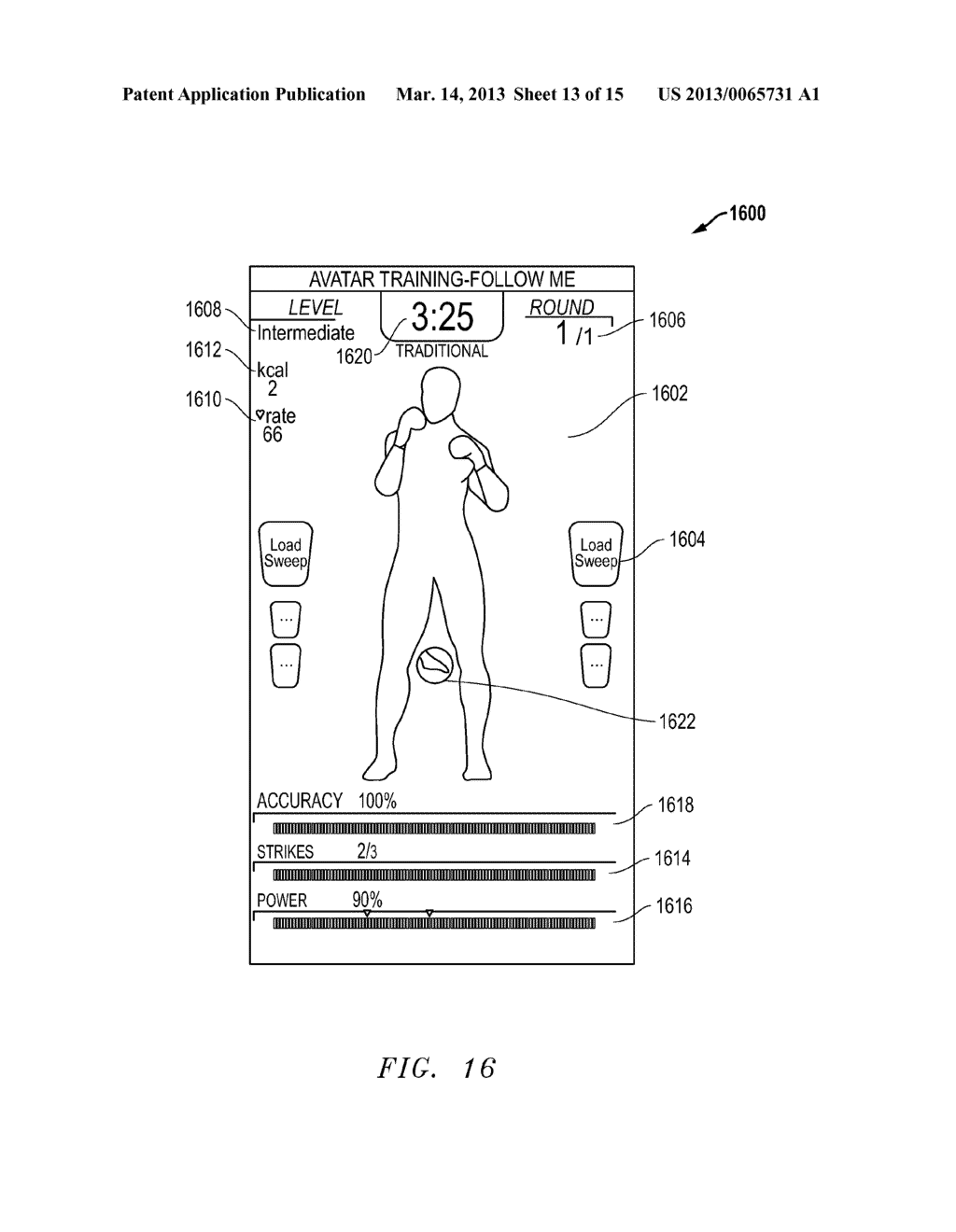 INTERACTIVE SYSTEM AND METHOD FOR BOXING AND MARTIAL ARTS - diagram, schematic, and image 14