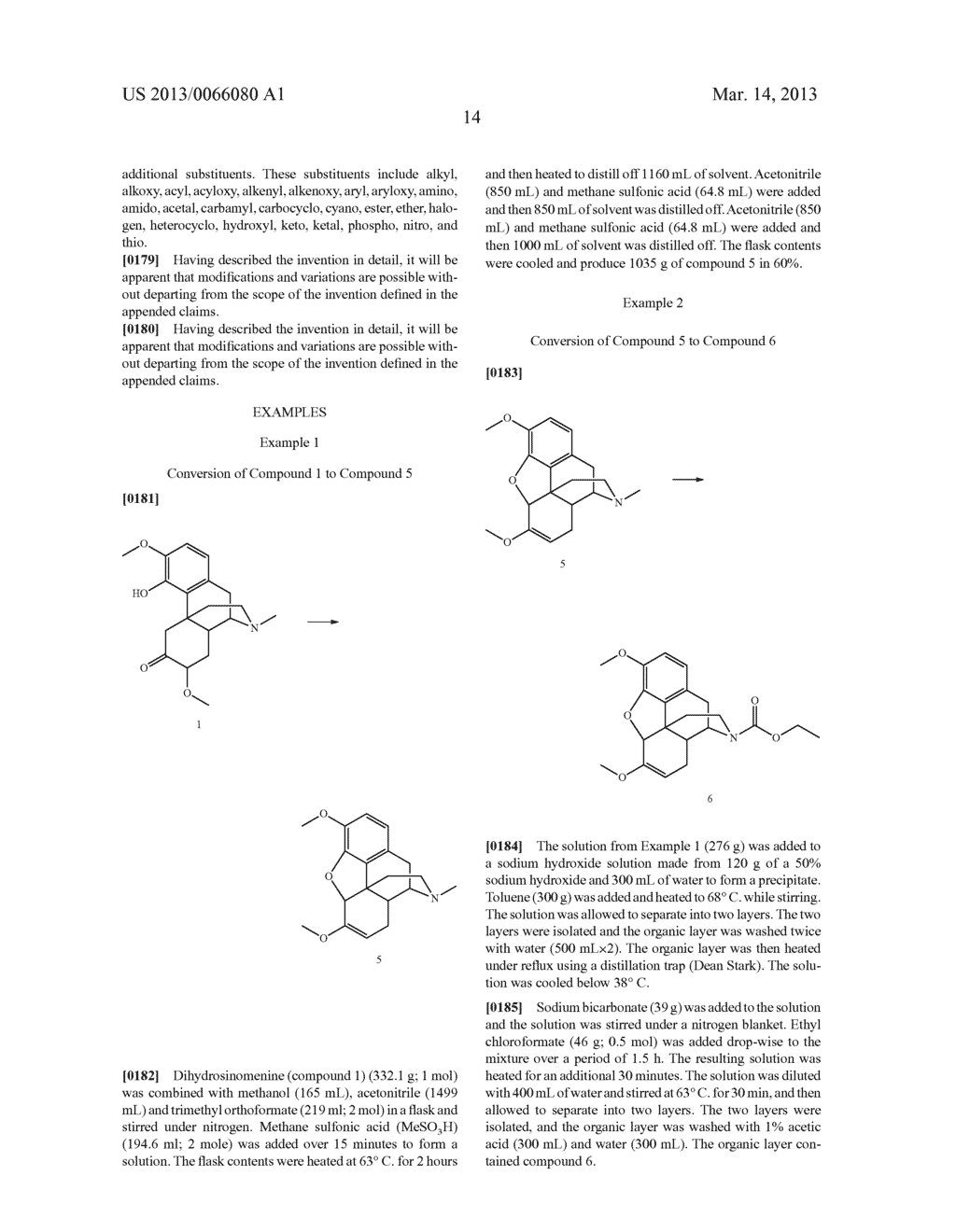 Production of Alkaloids without the Isolation of Intermediates - diagram, schematic, and image 15