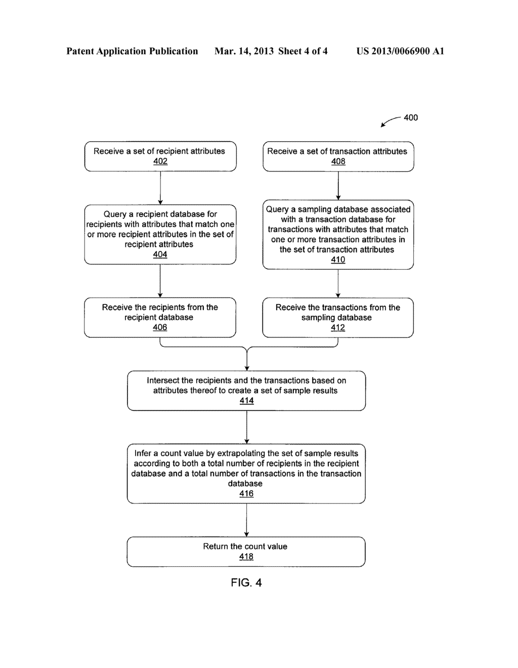 SYSTEM AND METHOD FOR ANALYZING DATABASE RECORDS USING SAMPLING AND     PROBABILITY - diagram, schematic, and image 05
