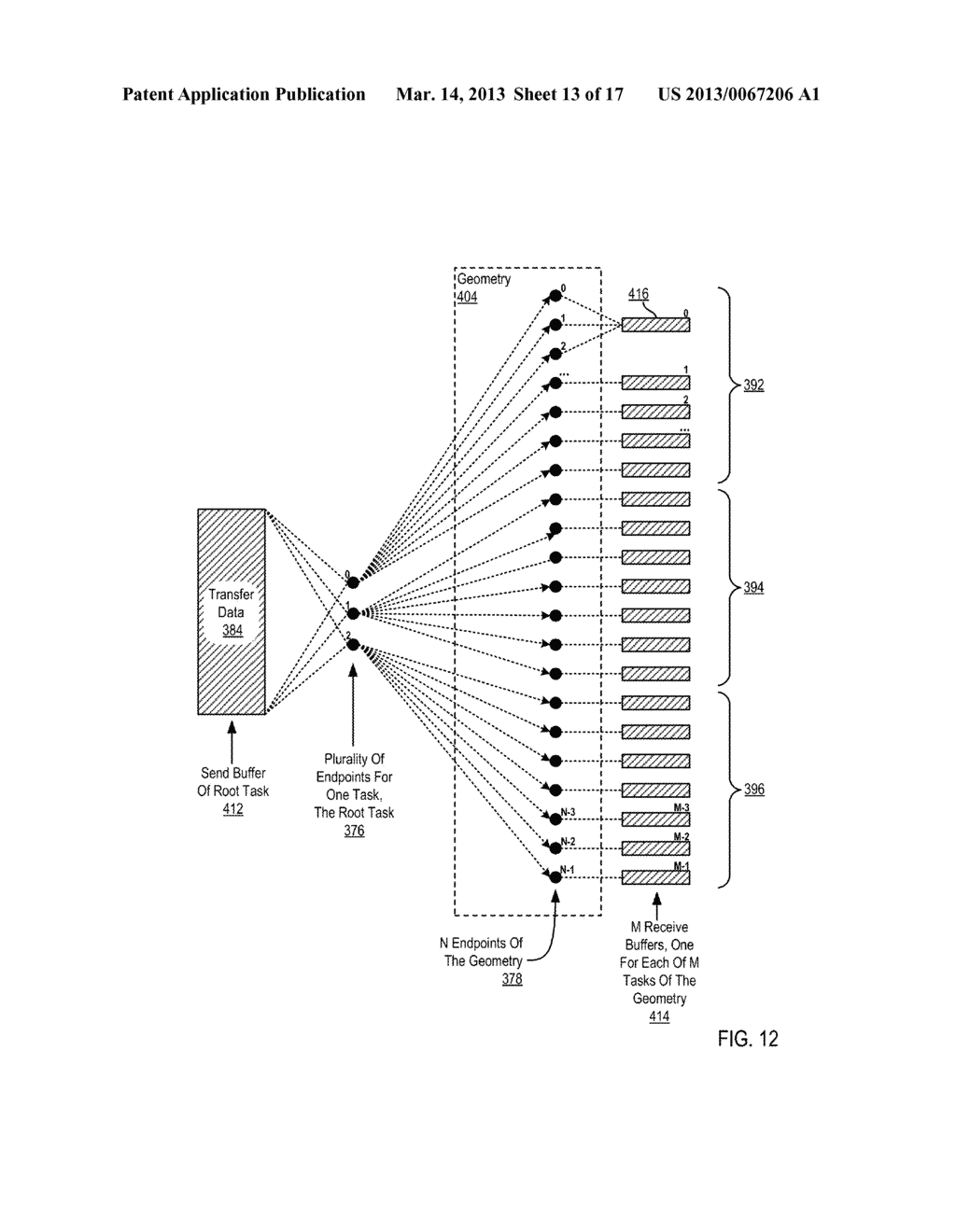 Endpoint-Based Parallel Data Processing In A Parallel Active Messaging     Interface Of A Parallel Computer - diagram, schematic, and image 14