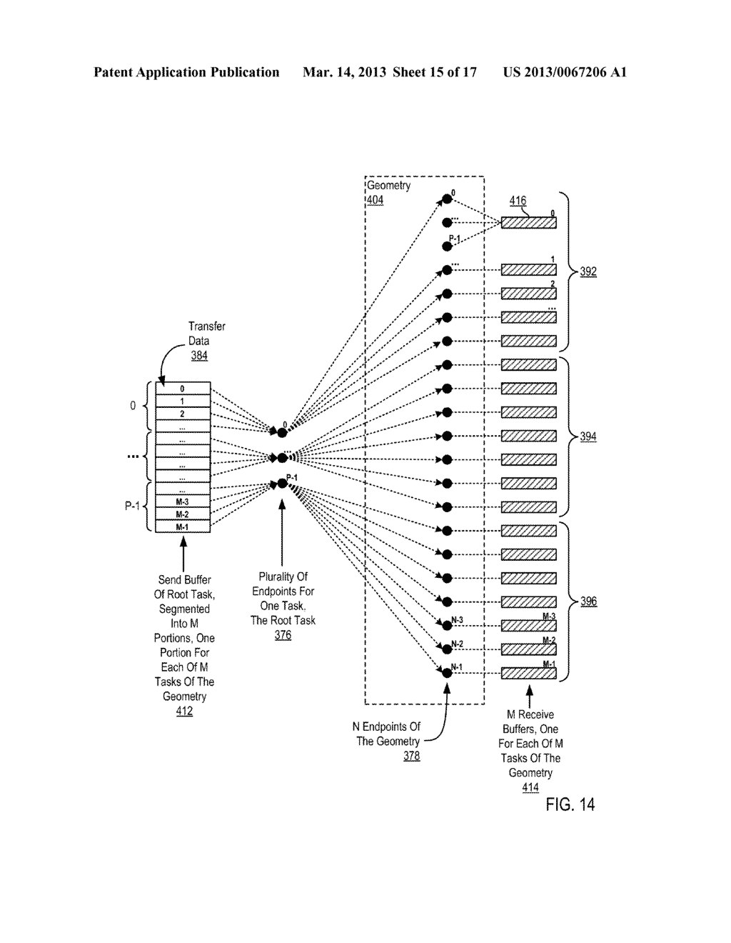 Endpoint-Based Parallel Data Processing In A Parallel Active Messaging     Interface Of A Parallel Computer - diagram, schematic, and image 16