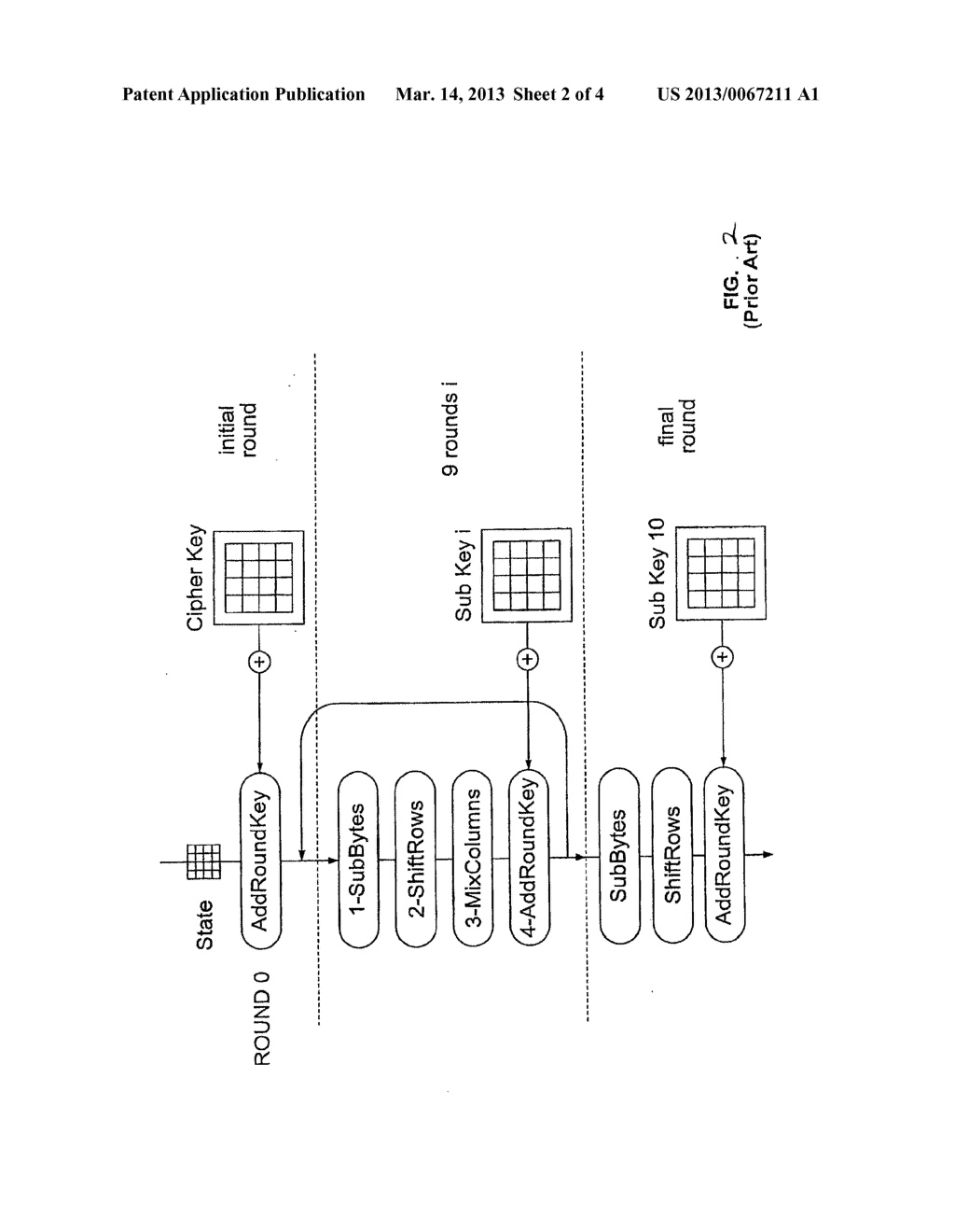 OPERATIONAL MODE FOR BLOCK CIPHERS - diagram, schematic, and image 03