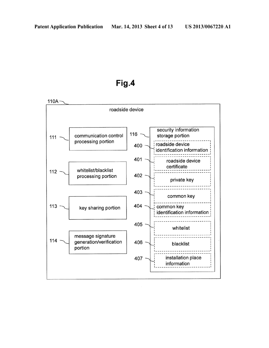 COMMUNICATION SYSTEM, VEHICLE-MOUNTED TERMINAL, ROADSIDE DEVICE - diagram, schematic, and image 05