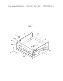 MOUNTING STRUCTURE FOR ELECTRONIC EQUIPMENT AND ELECTRONIC APPARATUS     HAVING THE SAME diagram and image