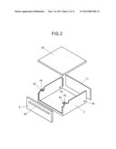 MOUNTING STRUCTURE FOR ELECTRONIC EQUIPMENT AND ELECTRONIC APPARATUS     HAVING THE SAME diagram and image