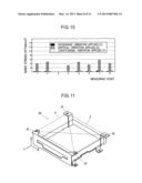 MOUNTING STRUCTURE FOR ELECTRONIC EQUIPMENT AND ELECTRONIC APPARATUS     HAVING THE SAME diagram and image