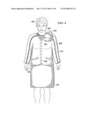 Garment for practical and convenient manipulation diagram and image