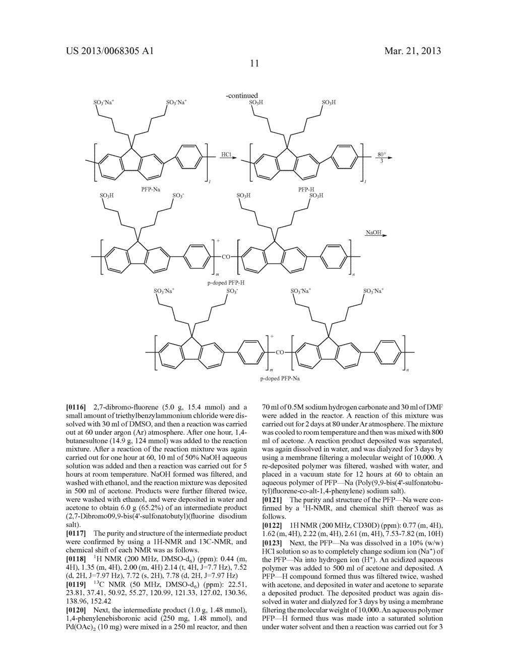 P-DOPED CONJUGATED POLYMER ELECTROLYTE AND AN ORGANIC ELECTRONIC DEVICE     USING THE SAME - diagram, schematic, and image 28