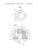 CONTROLLED DISCHARGE DEVICE ASSOCIATED WITH A DEVICE FOR PRESSURIZED     DISTRIBUTION OF FLUID IN A CONTAINER diagram and image