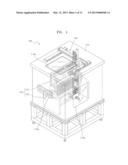 APPARATUS FOR TESTING ORGANIC LIGHT-EMITTING DISPLAY APPARATUS, AND SYSTEM     FOR MANUFACTURING ORGANIC LIGHT-EMITTING DISPLAY APPARATUS BY USING THE     SAME diagram and image