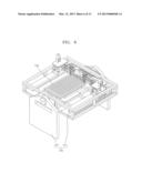 APPARATUS FOR TESTING ORGANIC LIGHT-EMITTING DISPLAY APPARATUS, AND SYSTEM     FOR MANUFACTURING ORGANIC LIGHT-EMITTING DISPLAY APPARATUS BY USING THE     SAME diagram and image