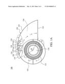 ELECTRONIC DEVICE AND HEAT DISSIPATION MODULE AND CENTRIFUGAL FAN THEREOF diagram and image