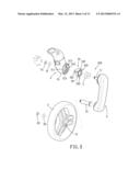 Stroller Wheel Device diagram and image