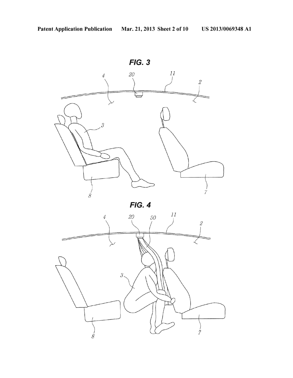 CENTER CURTAIN AIR BAG APPARATUS FOR VEHICLE - diagram, schematic, and image 03