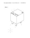 SEALING STRUCTURE OF TERMINAL MEMBER, ELECTROMAGNETIC RELAY, AND METHOD OF     MANUFACTURING THE SAME diagram and image