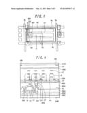 LIQUID CRYSTAL DISPLAY DEVICE HAVING RECTANGULAR-SHAPED PIXEL ELECTRODES     OVERLAPPING WITH COMB-SHAPED COUNTER ELECTRODES IN PLAN VIEW diagram and image