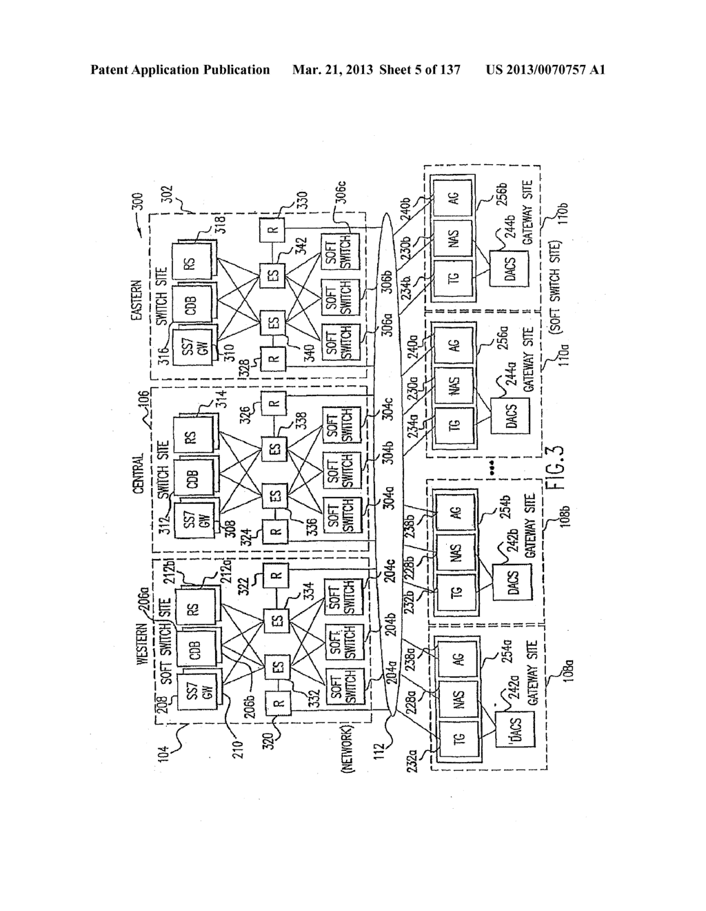 VOICE OVER DATA TELECOMMUNICATIONS NETWORK ARCHITECTURE - diagram, schematic, and image 06