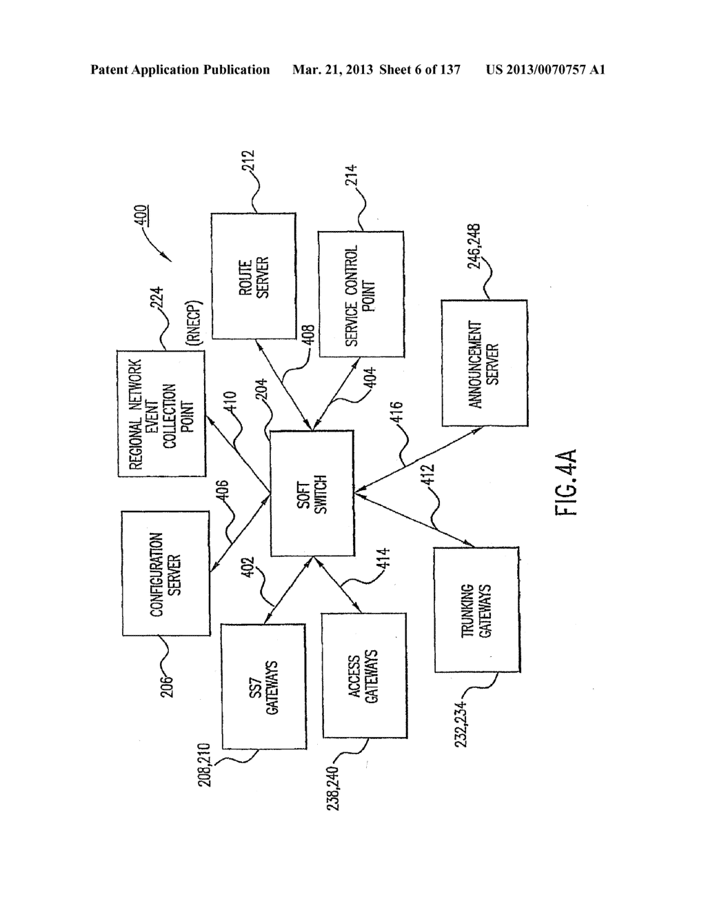 VOICE OVER DATA TELECOMMUNICATIONS NETWORK ARCHITECTURE - diagram, schematic, and image 07