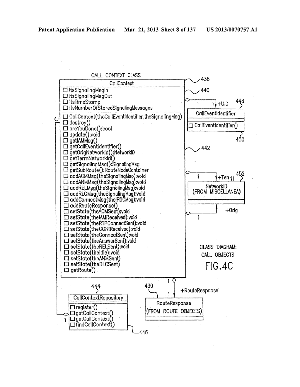 VOICE OVER DATA TELECOMMUNICATIONS NETWORK ARCHITECTURE - diagram, schematic, and image 09