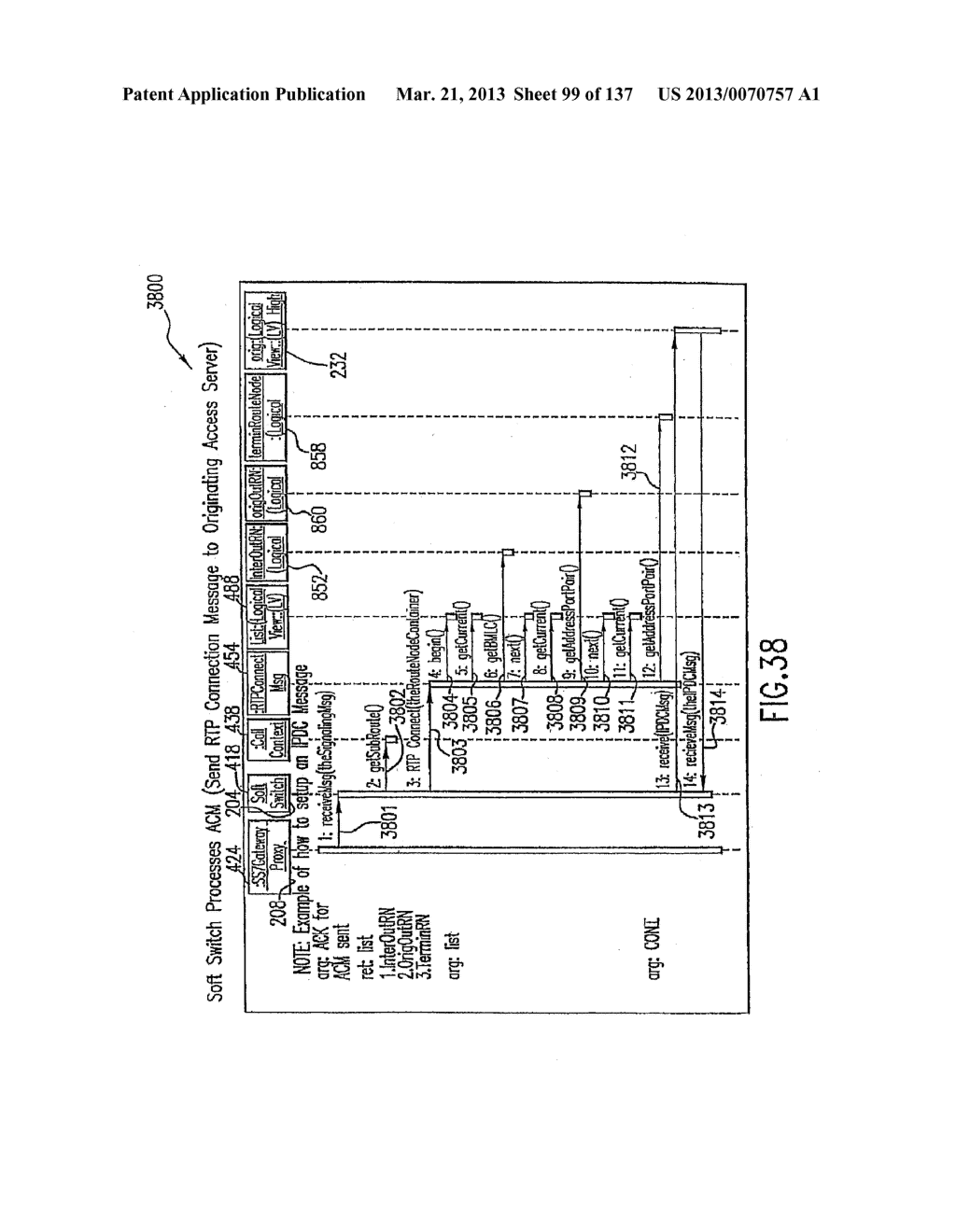 VOICE OVER DATA TELECOMMUNICATIONS NETWORK ARCHITECTURE - diagram, schematic, and image 100