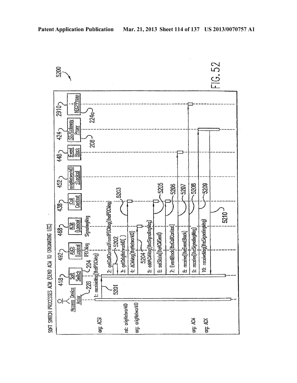 VOICE OVER DATA TELECOMMUNICATIONS NETWORK ARCHITECTURE - diagram, schematic, and image 115