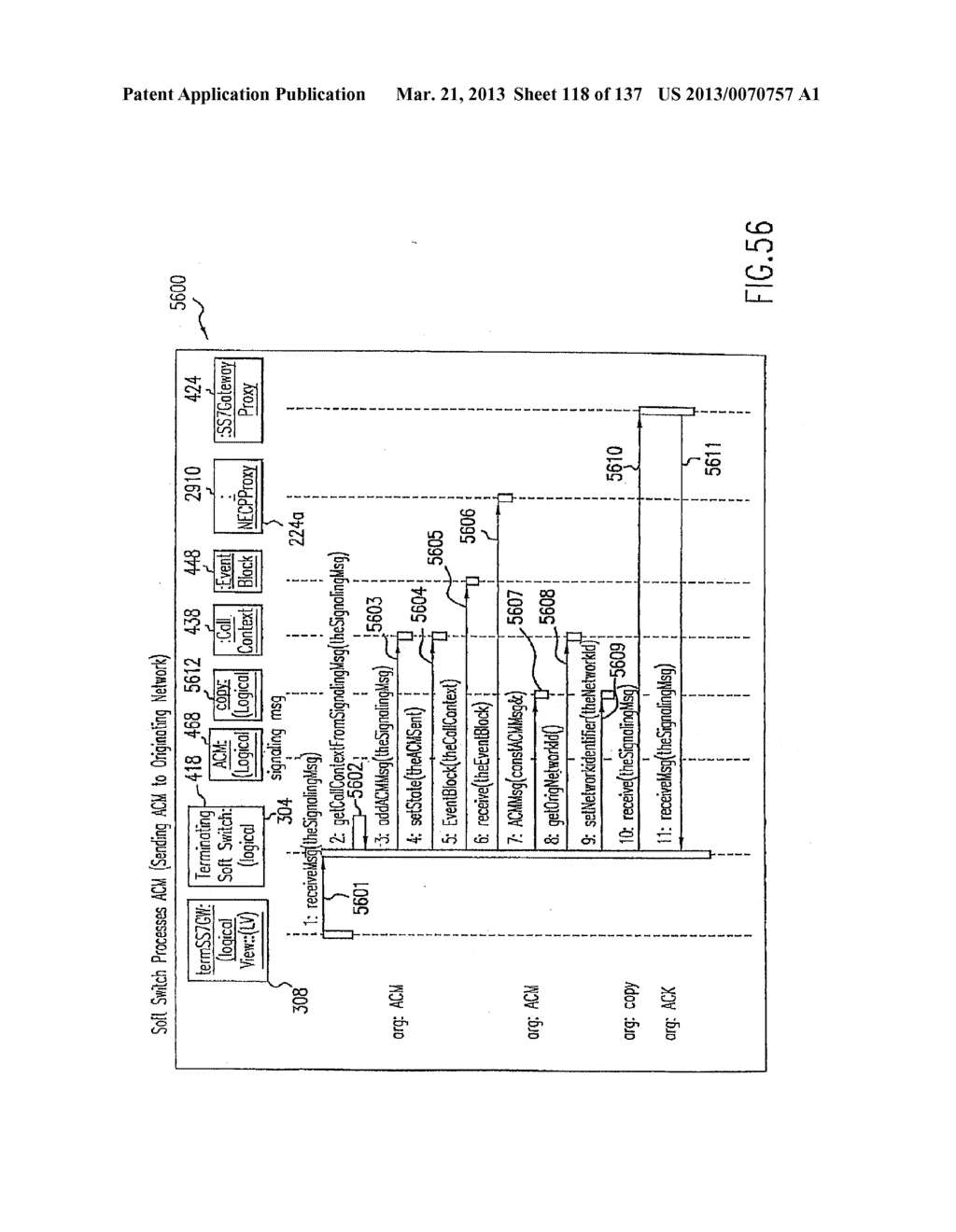 VOICE OVER DATA TELECOMMUNICATIONS NETWORK ARCHITECTURE - diagram, schematic, and image 119