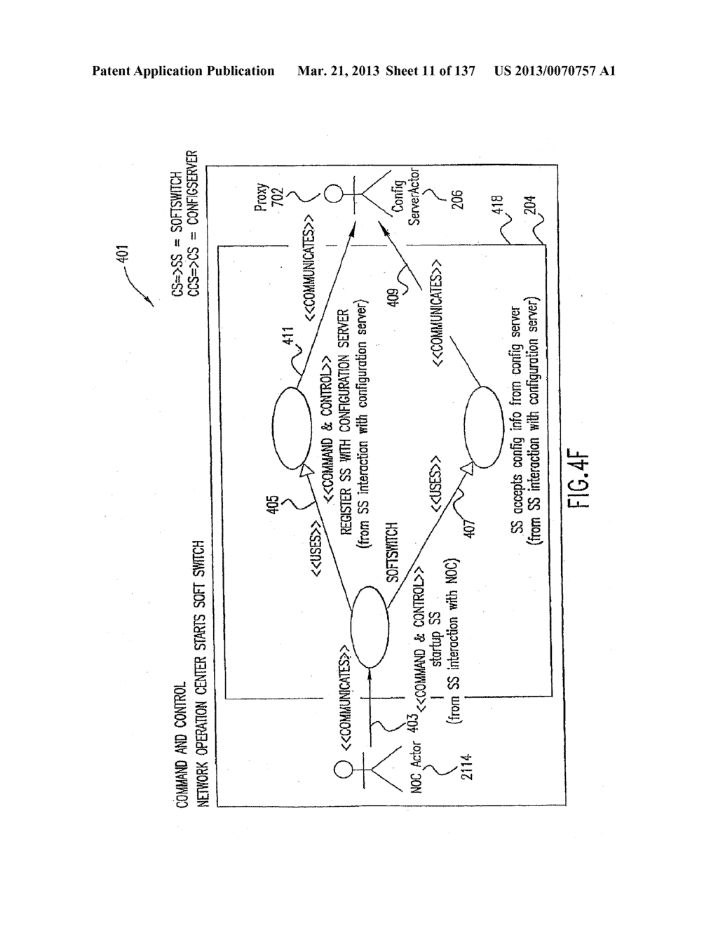 VOICE OVER DATA TELECOMMUNICATIONS NETWORK ARCHITECTURE - diagram, schematic, and image 12