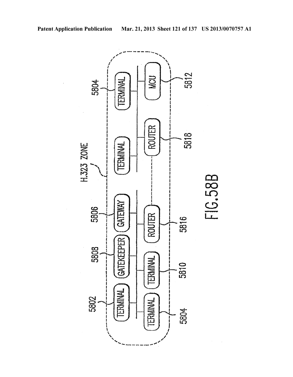 VOICE OVER DATA TELECOMMUNICATIONS NETWORK ARCHITECTURE - diagram, schematic, and image 122