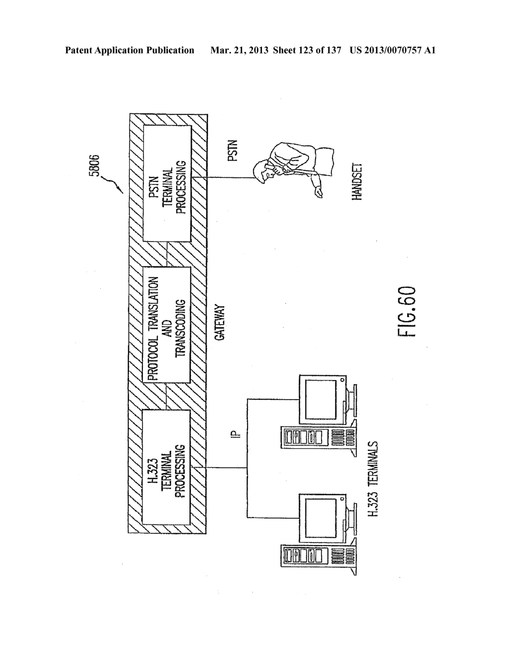 VOICE OVER DATA TELECOMMUNICATIONS NETWORK ARCHITECTURE - diagram, schematic, and image 124