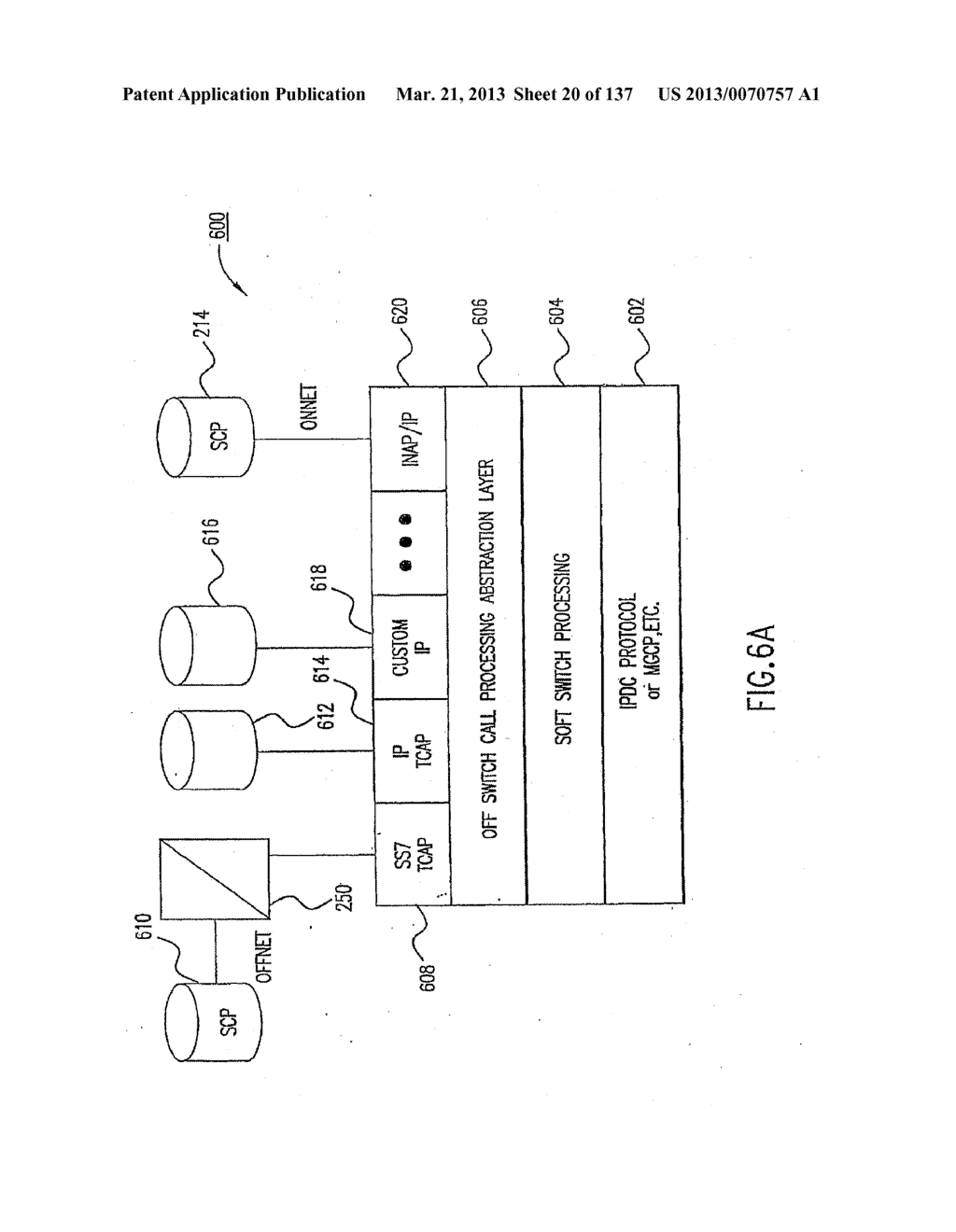 VOICE OVER DATA TELECOMMUNICATIONS NETWORK ARCHITECTURE - diagram, schematic, and image 21