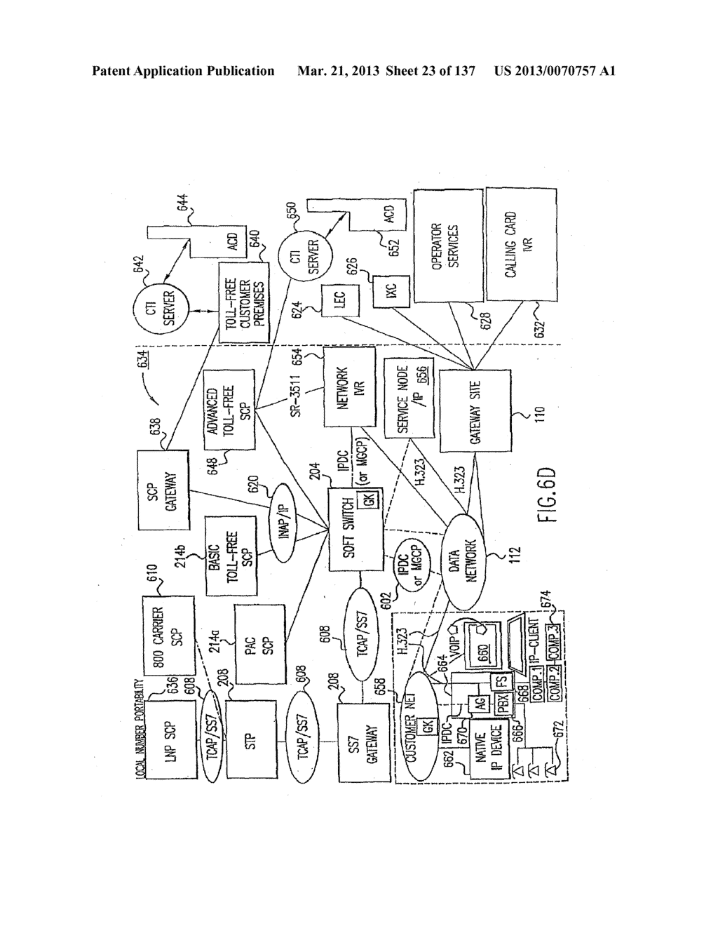 VOICE OVER DATA TELECOMMUNICATIONS NETWORK ARCHITECTURE - diagram, schematic, and image 24