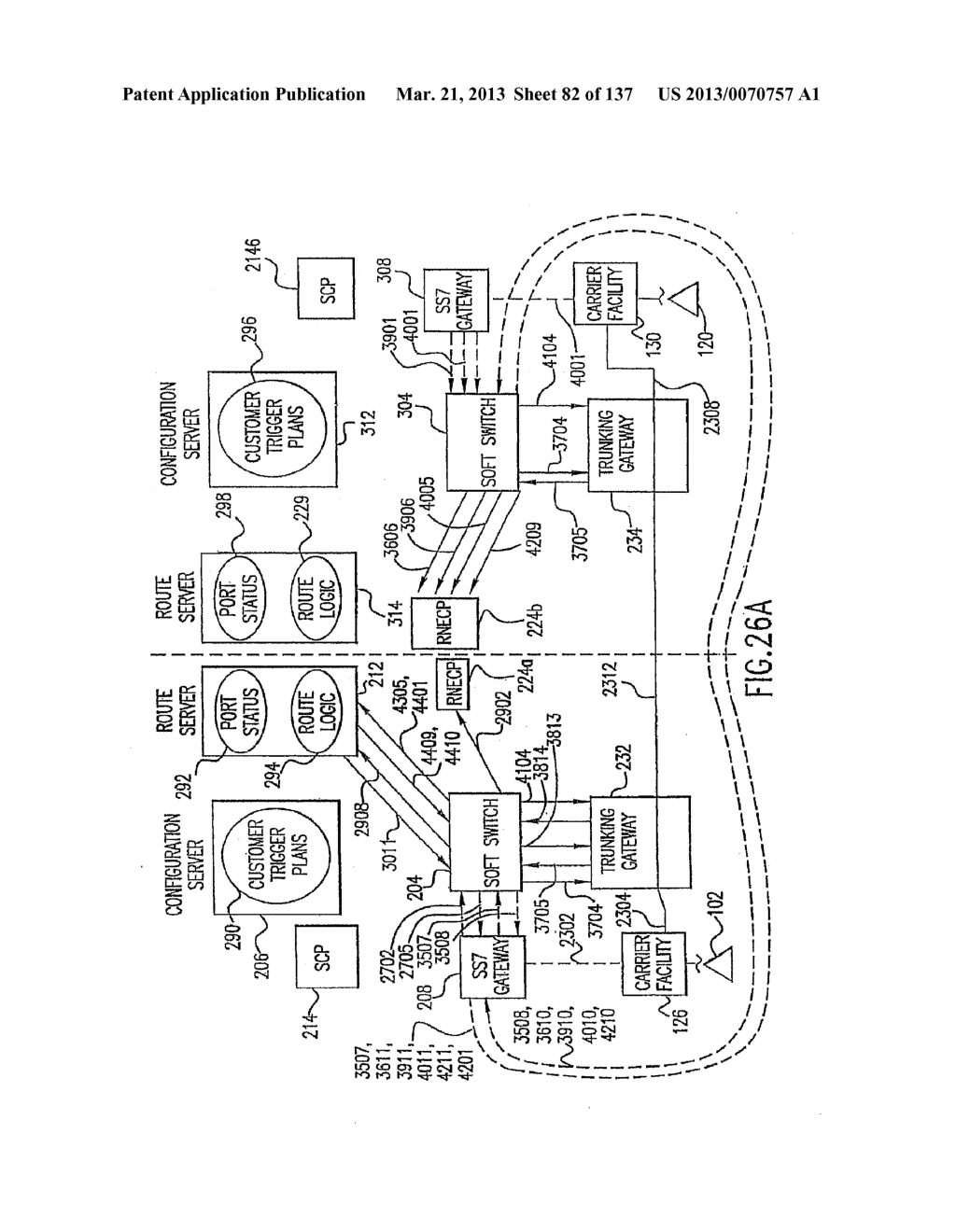 VOICE OVER DATA TELECOMMUNICATIONS NETWORK ARCHITECTURE - diagram, schematic, and image 83