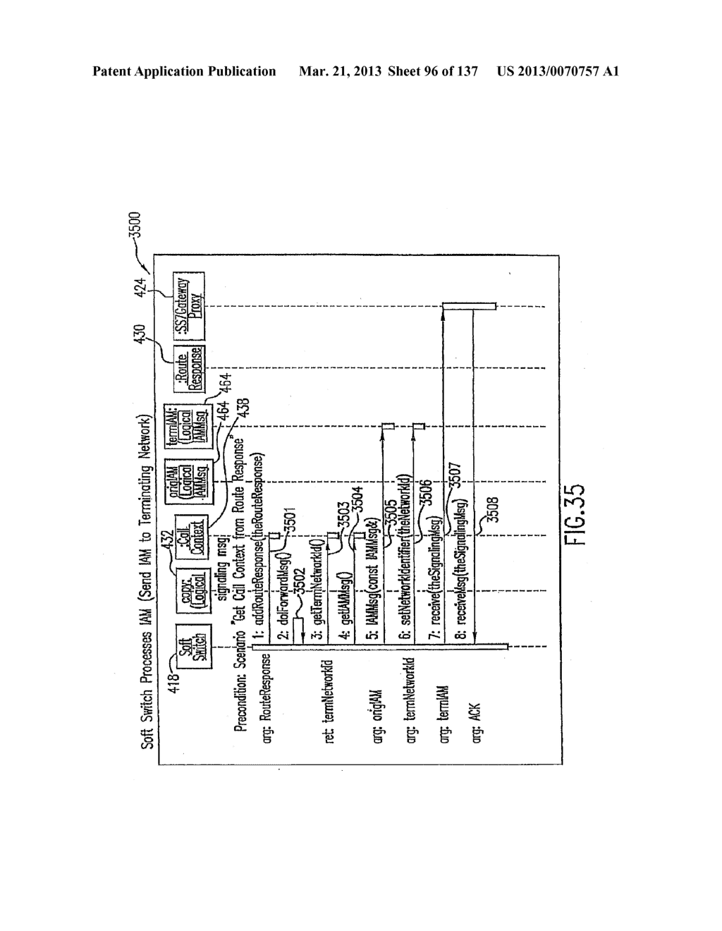 VOICE OVER DATA TELECOMMUNICATIONS NETWORK ARCHITECTURE - diagram, schematic, and image 97