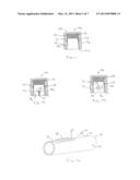 TEMPERATURE SENSING ASSEMBLY FOR MEASURING TEMPERATURE OF A SURFACE OF A     STRUCTURE diagram and image