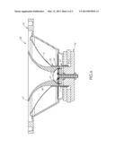 ELECTRODYNAMIC TRANSDUCER HAVING A DOME AND AN INNER HANGING PART diagram and image