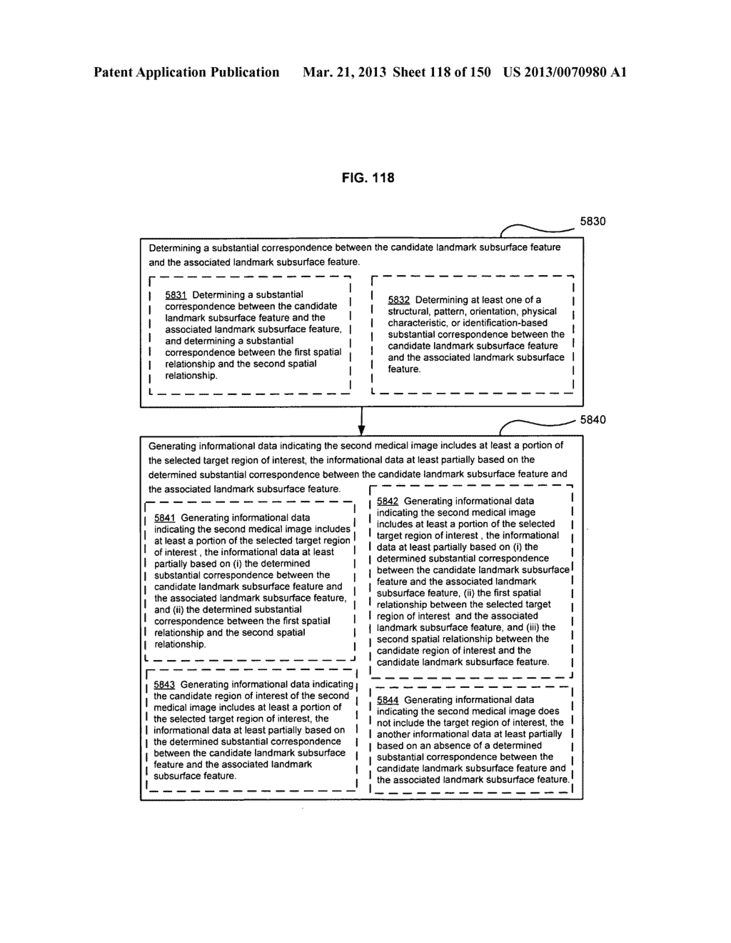 Confirming that an image includes at least a portion of a target region of     interest - diagram, schematic, and image 119