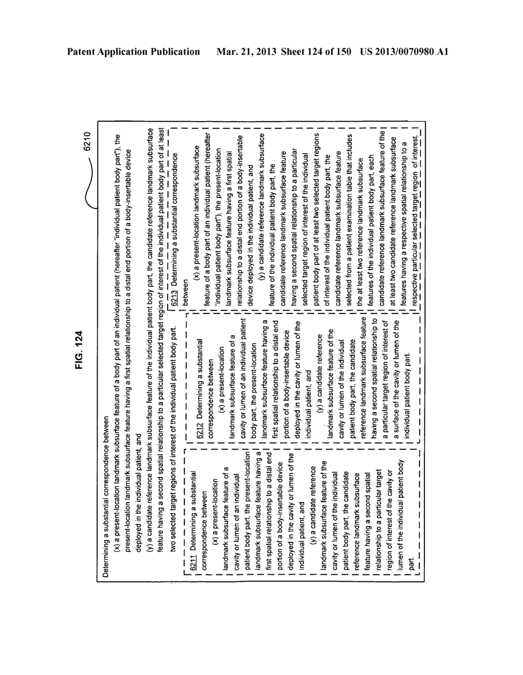 Confirming that an image includes at least a portion of a target region of     interest - diagram, schematic, and image 125