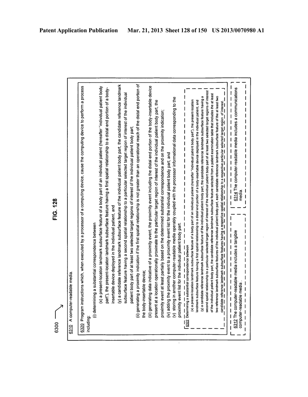 Confirming that an image includes at least a portion of a target region of     interest - diagram, schematic, and image 129